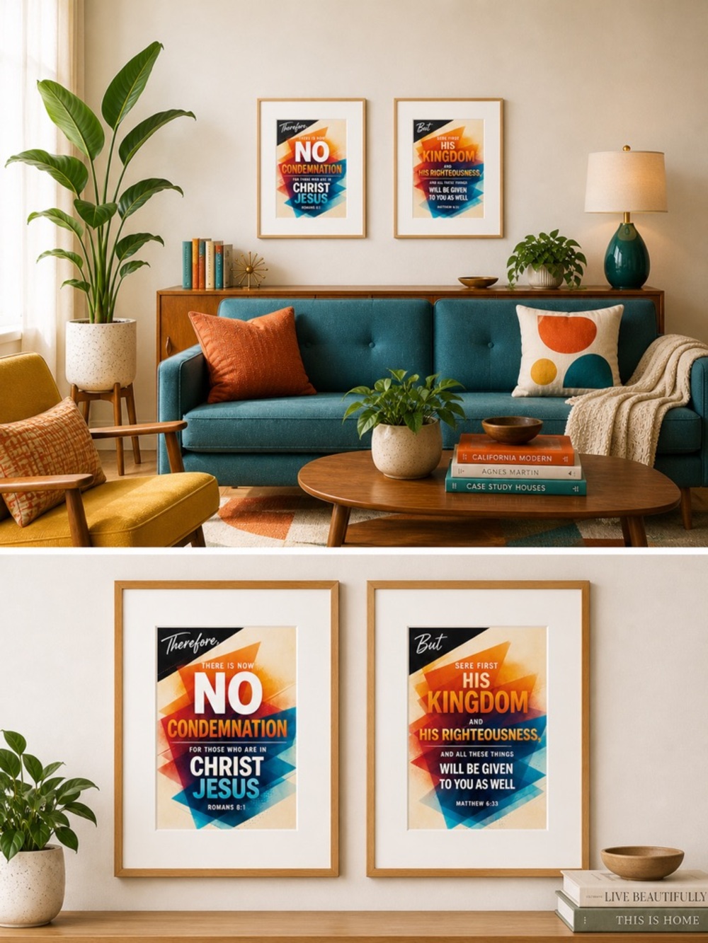 DDS 2-Set, Art Prints, 8x10, Bible Verse, Paper Print, Unframed, Bold Series